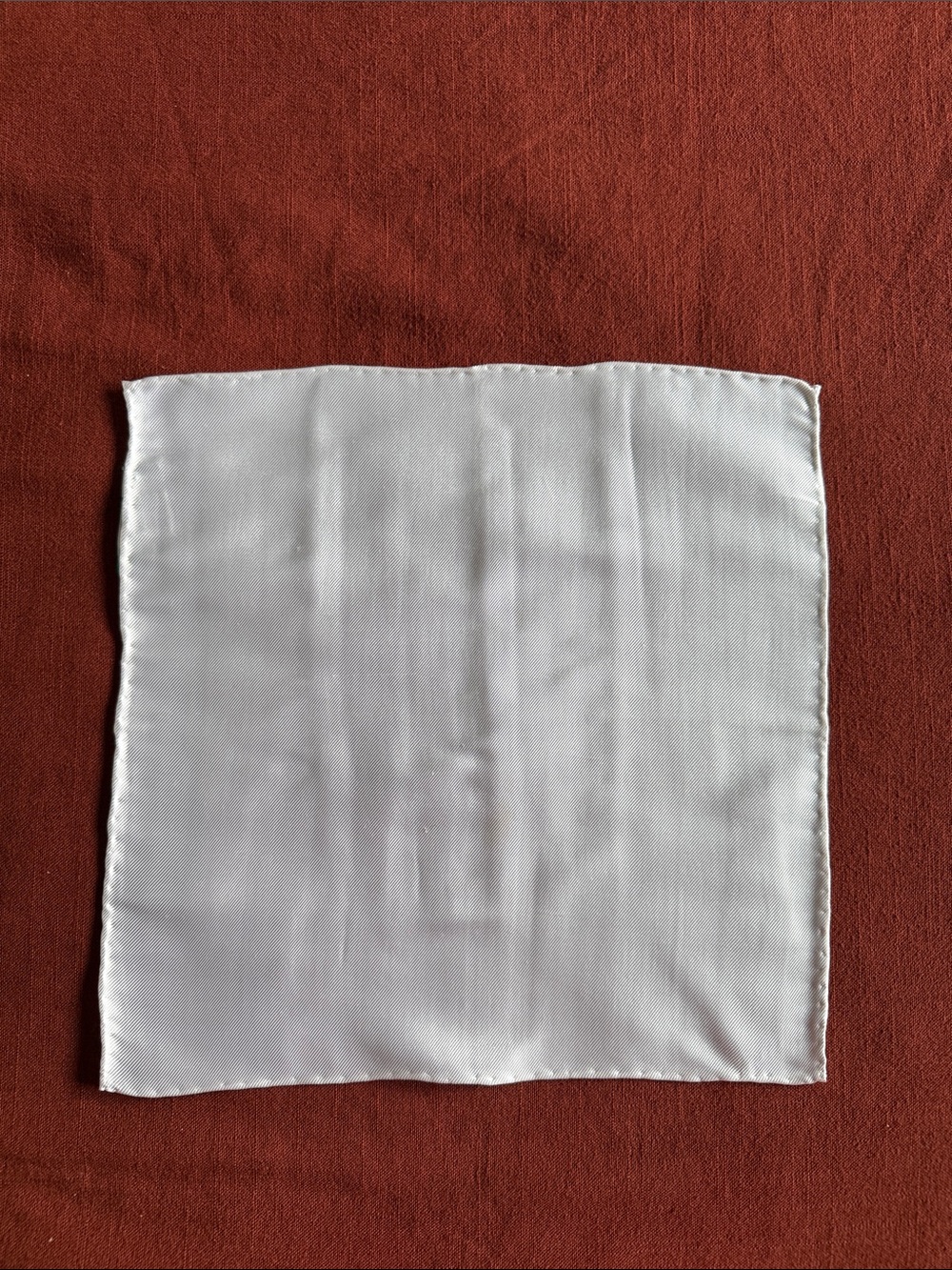 The Tie Bar Cream Satin Pocket Square